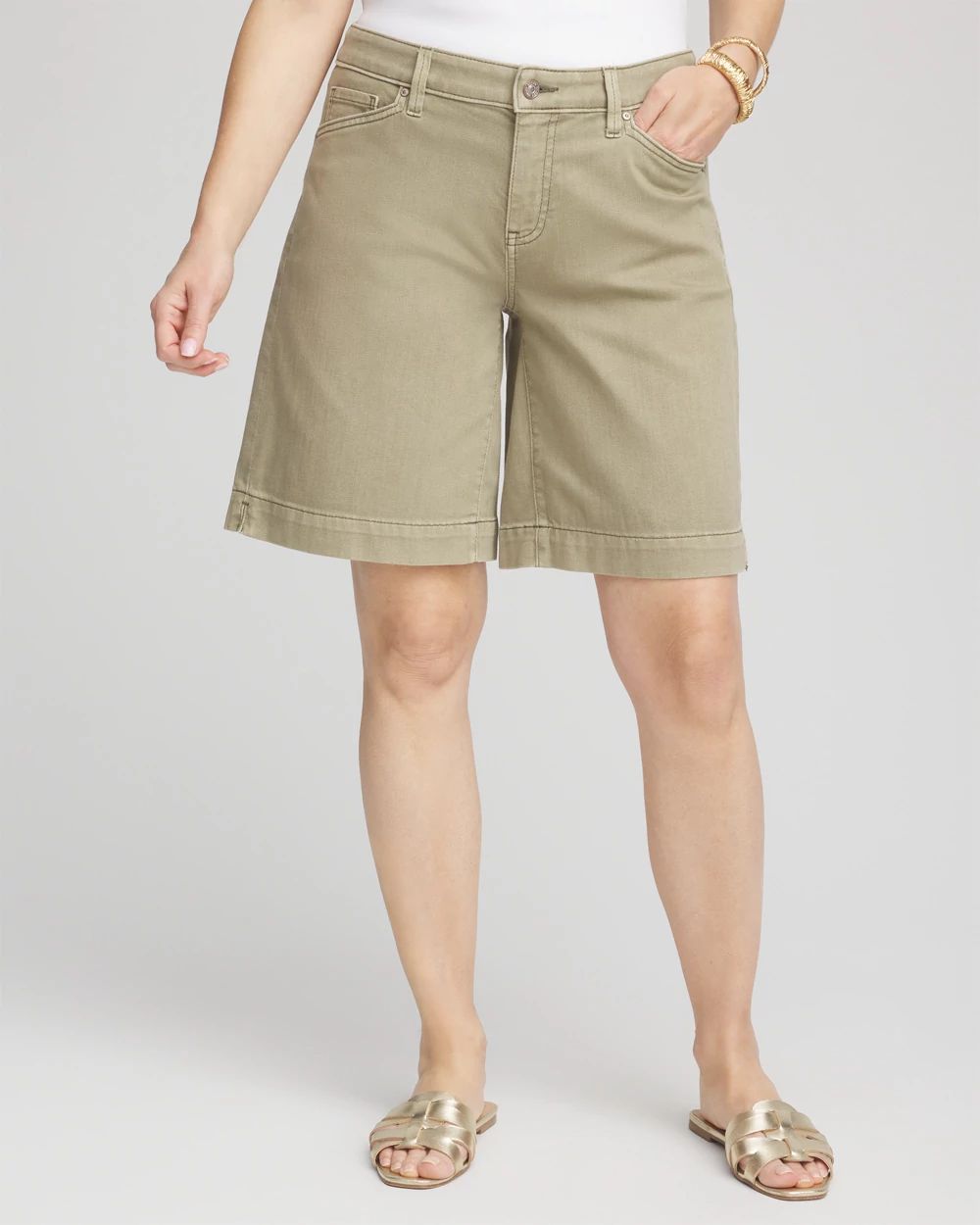 Denim Trouser Shorts | Chico's
